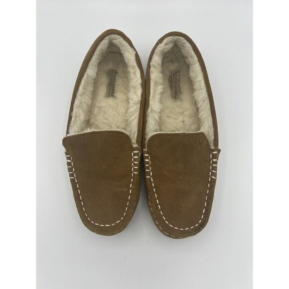 UGG Koolaburra Lezly Slipper Chestnut Womens Size 7/8 Moccasin - Picture 6 of 8
